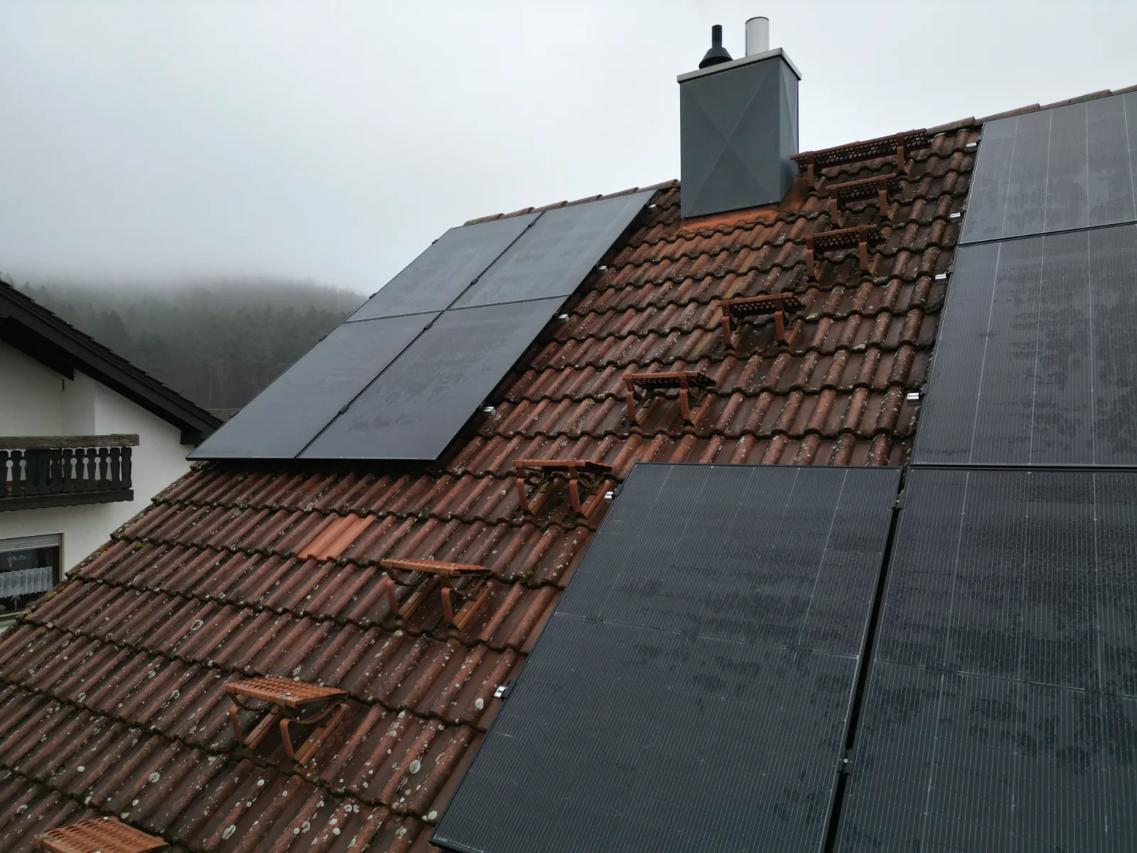 Von SunShare umgesetzte Photovoltaikanlage auf einem Wohnhaus in Neustadt am Main